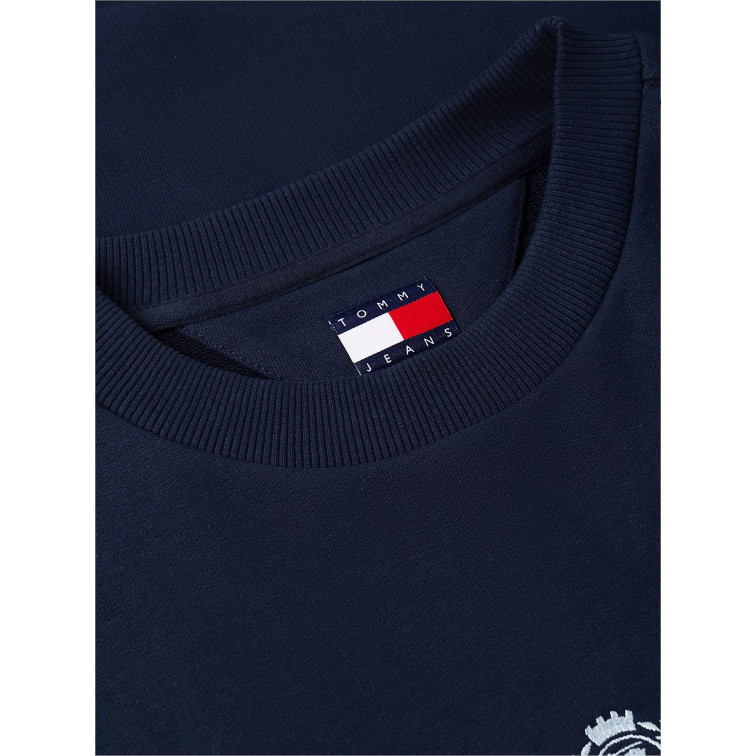 sweat-shirt homme  tommy hilfiger tjm rlx multi crests cneck