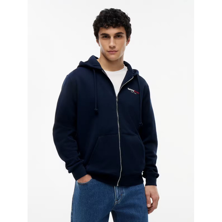 sweat-shirt homme  tommy hilfiger tjm reg dna backprint fz hd