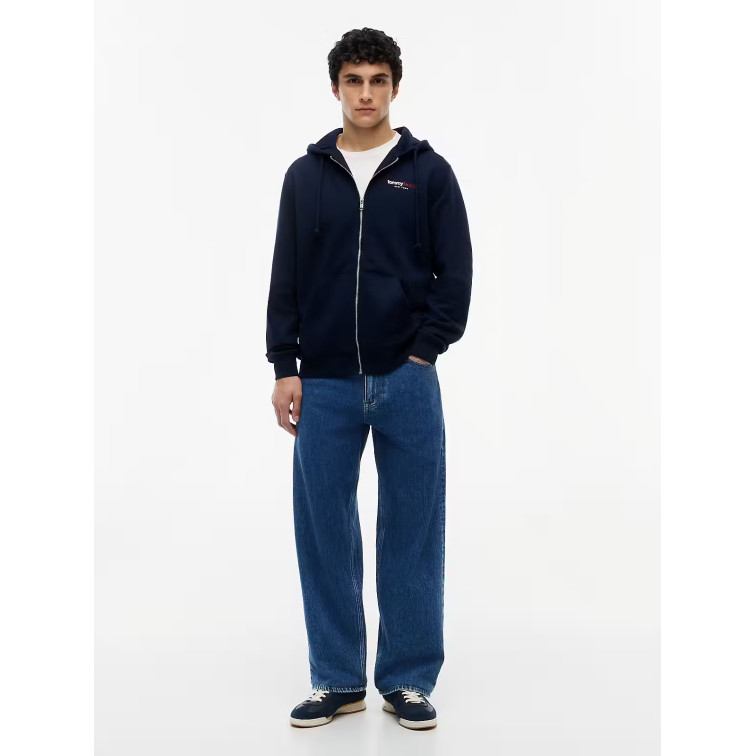 sweat-shirt homme  tommy hilfiger tjm reg dna backprint fz hd