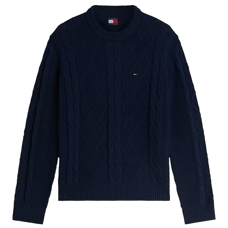 maillot homme  tommy hilfiger tjm reg classic flag cable swt