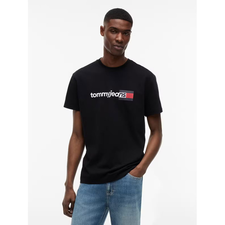 t-shirt homme  tommy hilfiger tjm reg entry dna ss tee