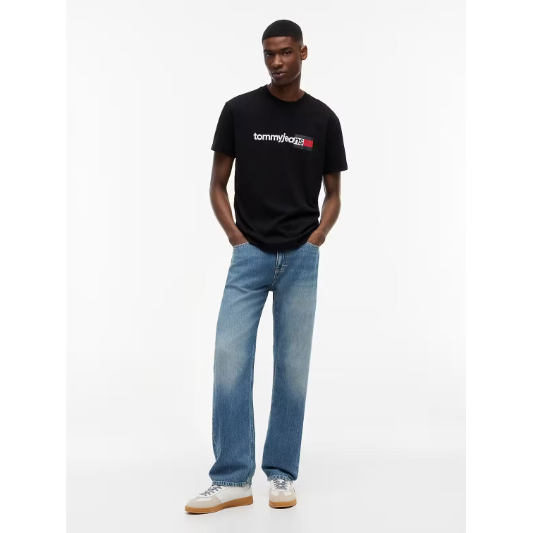 t-shirt homme  tommy hilfiger tjm reg entry dna ss tee