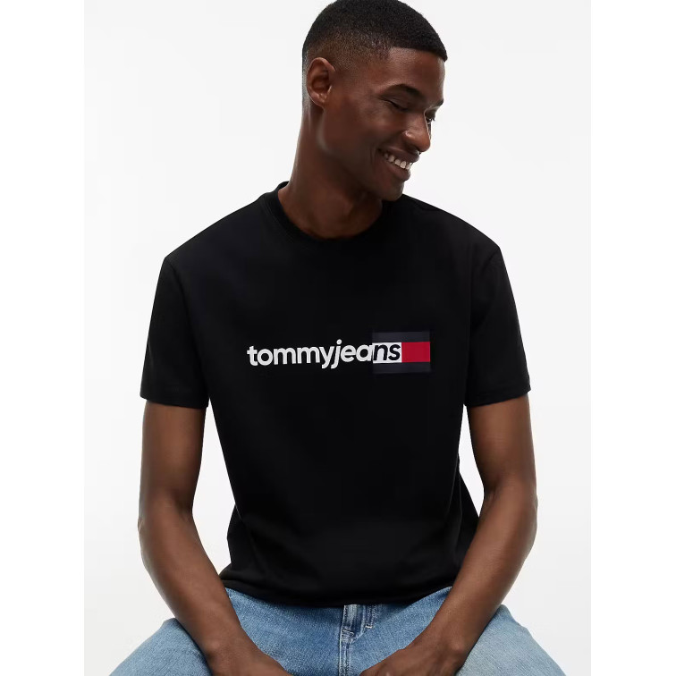 t-shirt homme  tommy hilfiger tjm reg entry dna ss tee