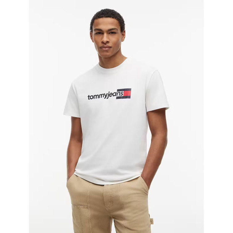 t-shirt homme  tommy hilfiger tjm reg entry dna ss tee