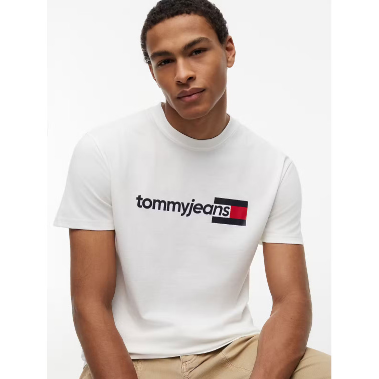 t-shirt homme  tommy hilfiger tjm reg entry dna ss tee
