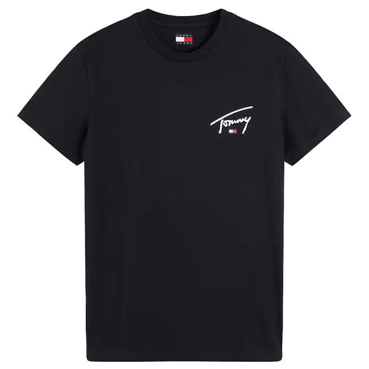 t-shirt homme  tommy hilfiger slim fit signature graphic tee
