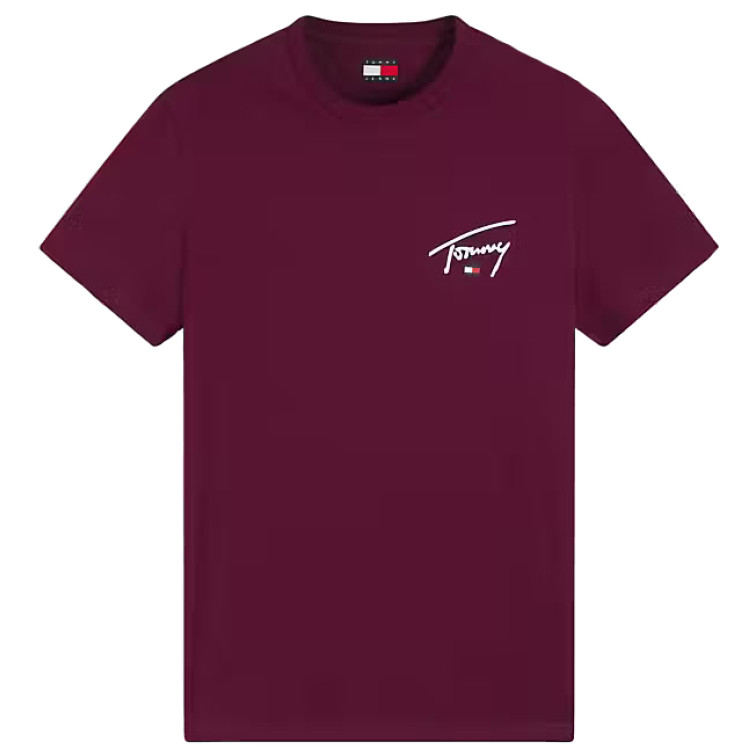 t-shirt homme  tommy hilfiger slim fit signature graphic tee