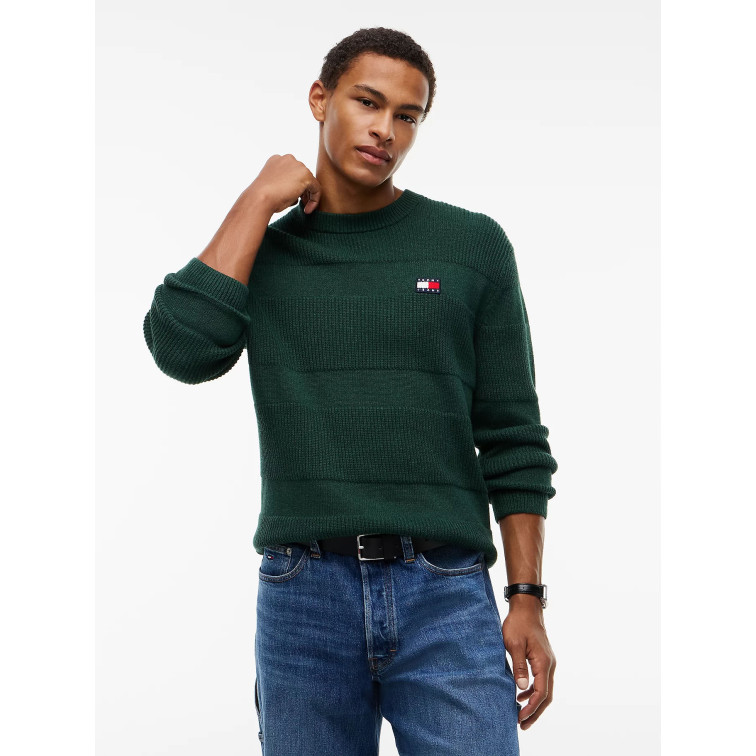 maillot homme  tommy hilfiger tjm reg textured sweater ext