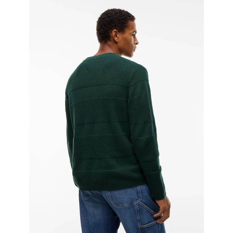 maillot homme  tommy hilfiger tjm reg textured sweater ext