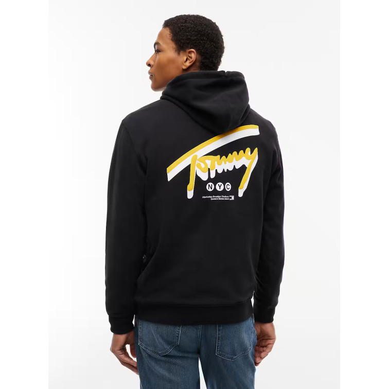 sweat-shirt homme  tommy hilfiger tjm reg nyc signature hoodie e