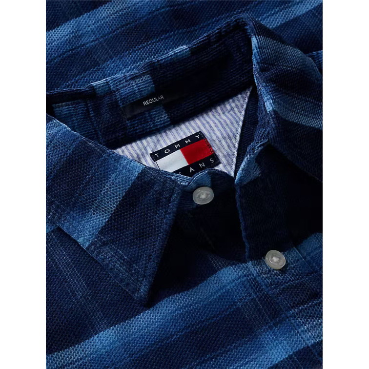 chemise homme  tommy hilfiger tjm reg pattern corduroy shirt