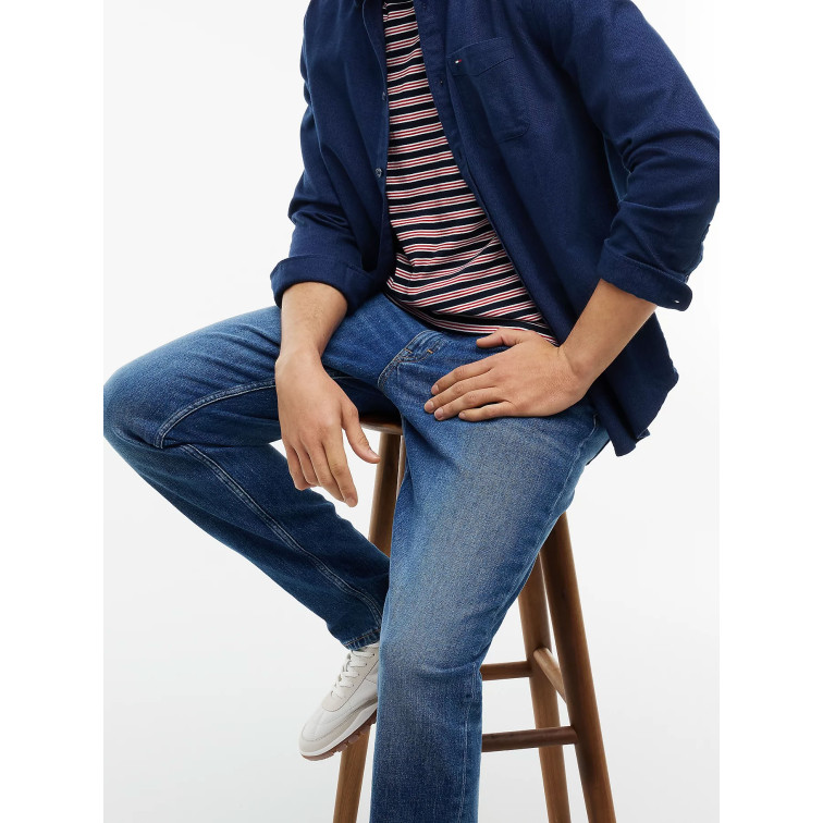 jeans homme  tommy hilfiger ryan slim straight jeans