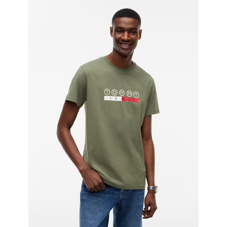 t-shirt homme  tommy hilfiger tjm slim dna play tee ext