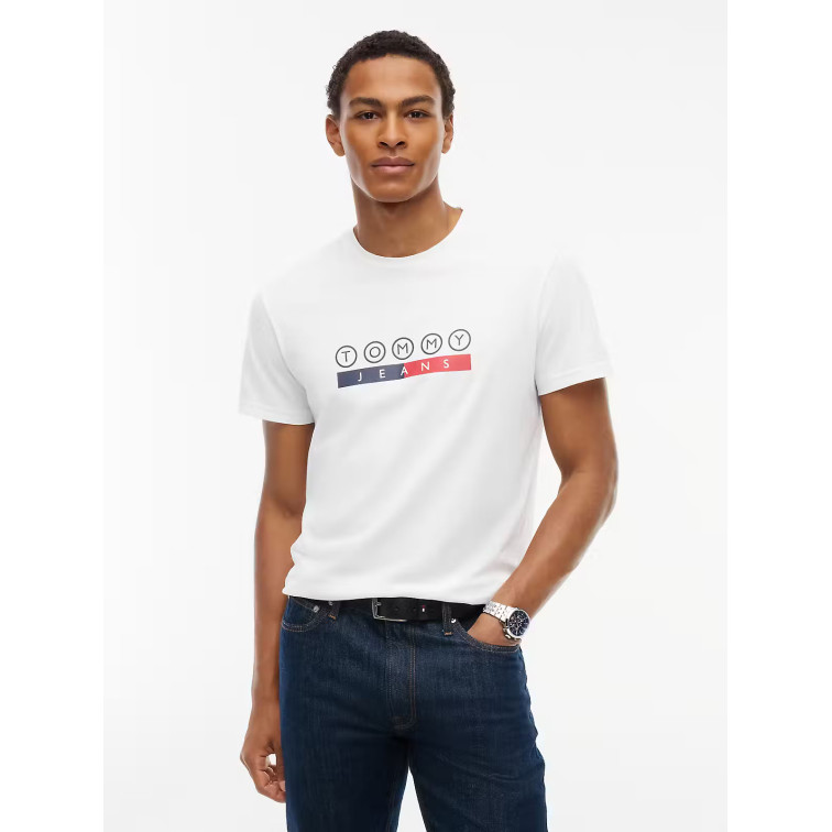 t-shirt homme  tommy hilfiger tjm slim dna play tee ext