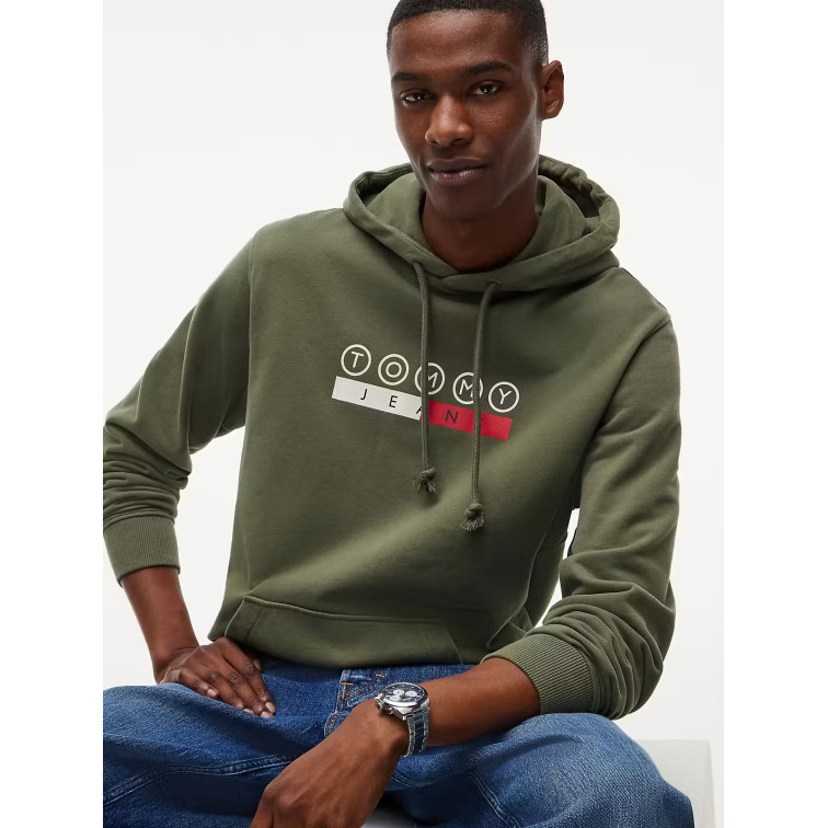 sweat-shirt homme  tommy hilfiger tjm reg dna play hoodie
