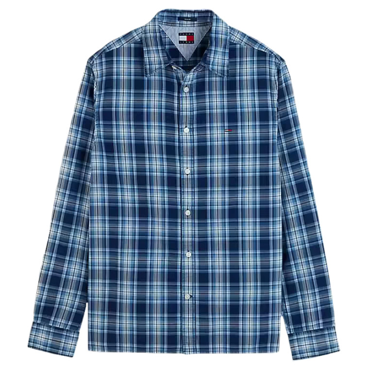chemise homme  tommy hilfiger tjm reg dobby check shirt ext