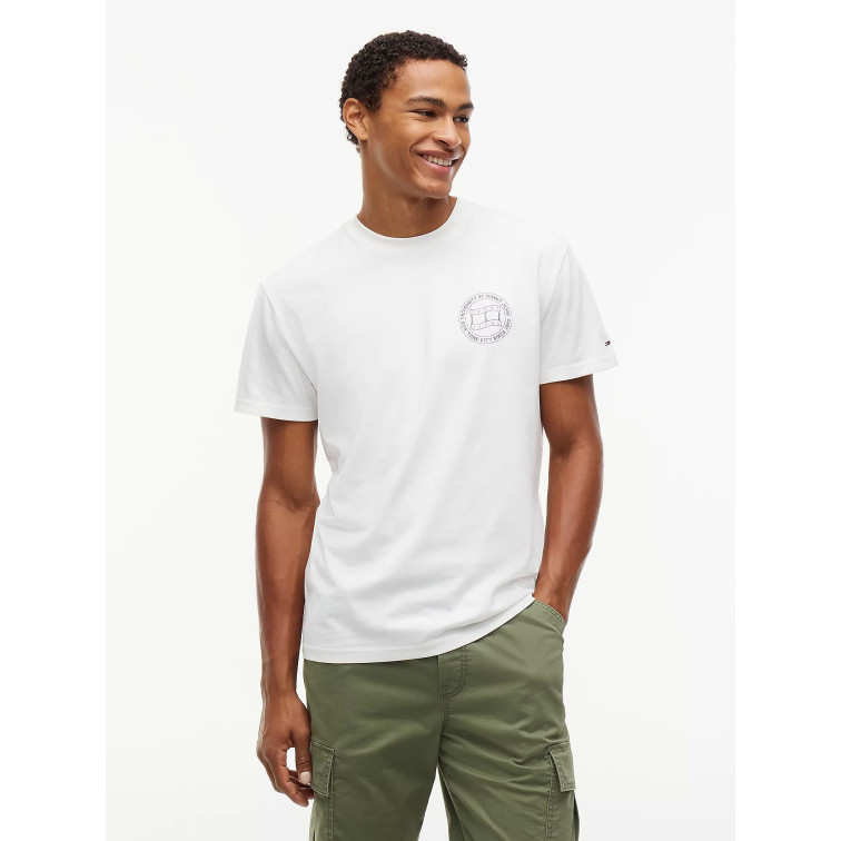 t-shirt homme  tommy hilfiger tjm reg crest tee