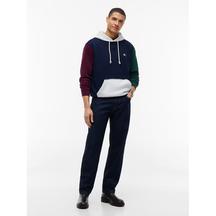 sweat-shirt homme  tommy hilfiger tjm reg badge hoodie ext