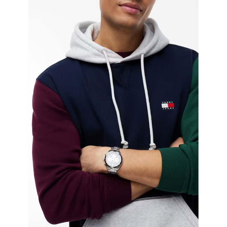 sweat-shirt homme  tommy hilfiger tjm reg badge hoodie ext