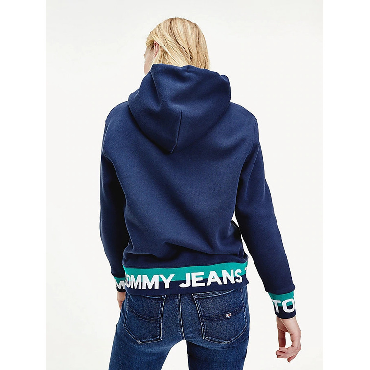 sweat-shirt femme  th tjw branded hem hoodie