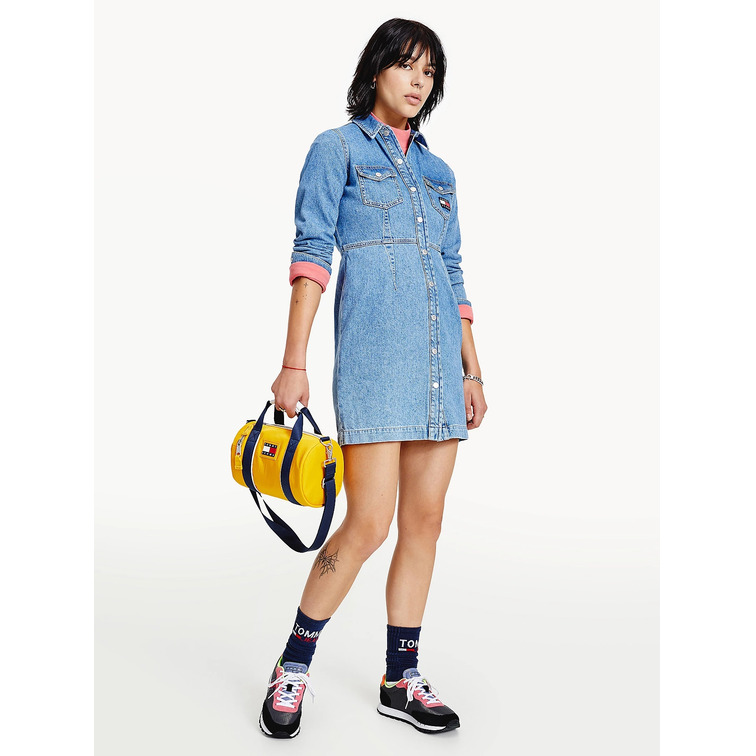 robe femme  th slim denim dress ce813
