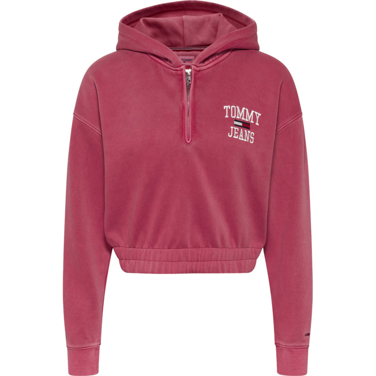 sweat-shirt femme  th tjw super crop college logo