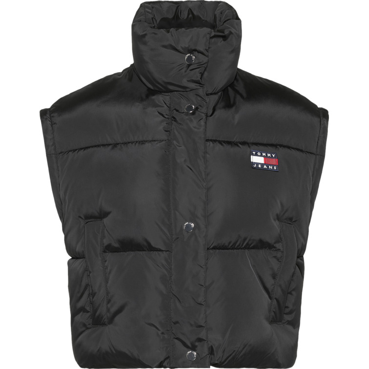 doudoune courte convertible en gilet femme tommy jeans