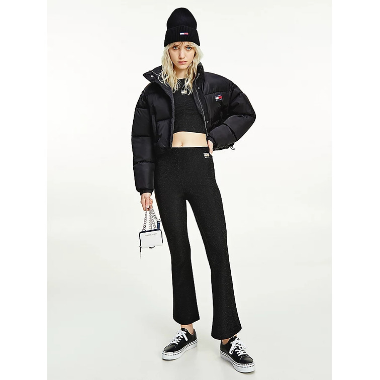 doudoune courte convertible en gilet femme tommy jeans