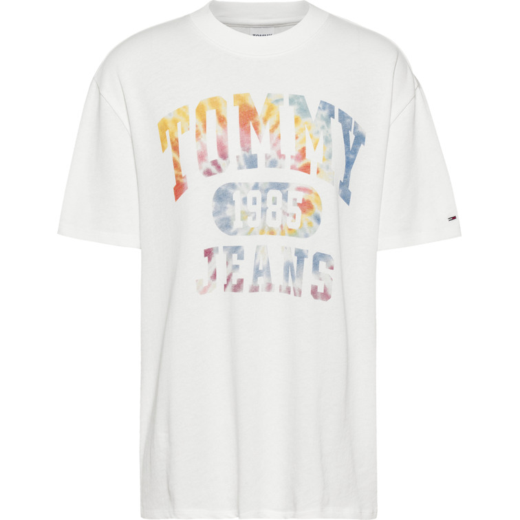 t-shirt femme  th tjw ovrszd tie dye 3 ss