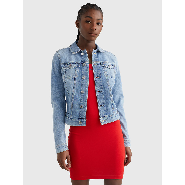 veste en jean femme  th vivianne slim trckr jckt bf511