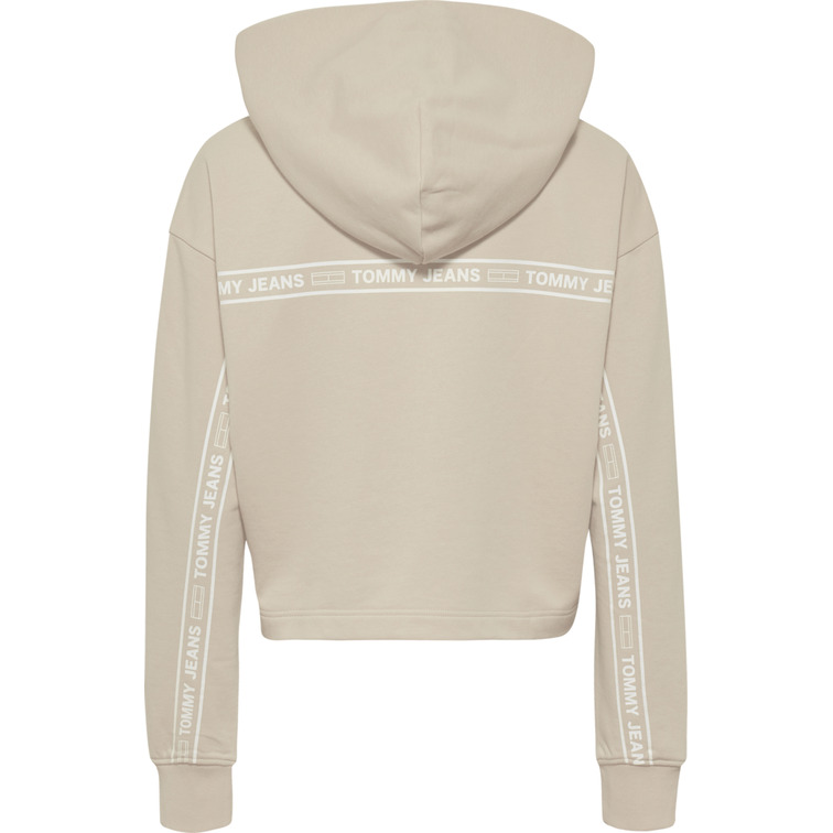 sweat-shirt femme  th tjw bxy crop taping hoodie