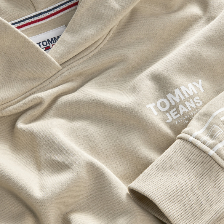 sweat-shirt femme  th tjw bxy crop taping hoodie