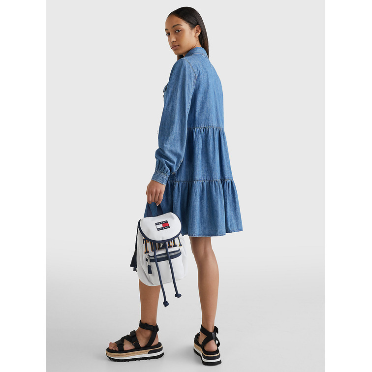 robe femme  th tjw chambray tiered shirt dres