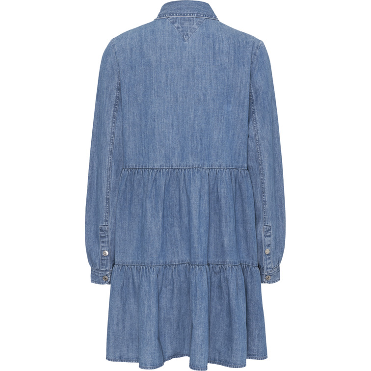 robe femme  th tjw chambray tiered shirt dres
