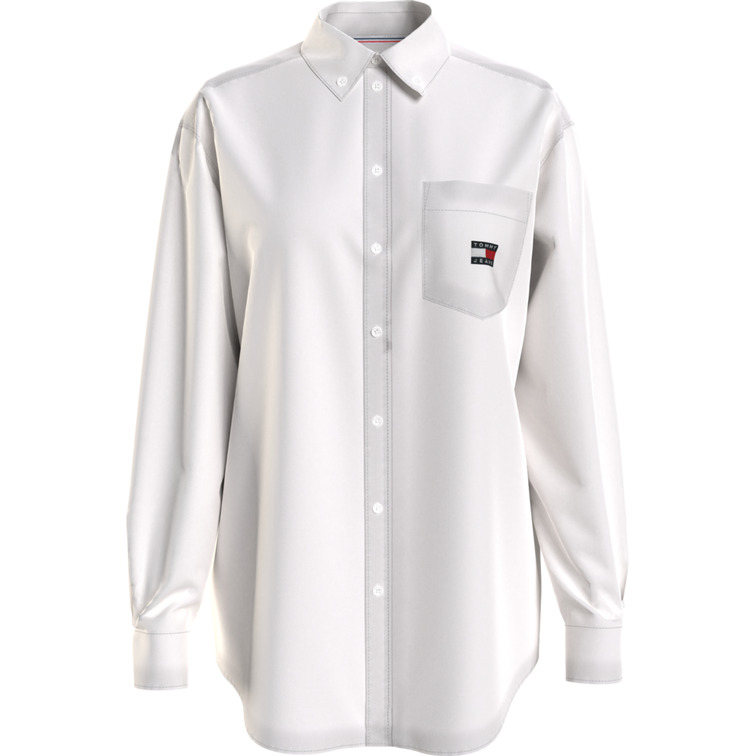 femme tjw badge boyfriend shirt ybr