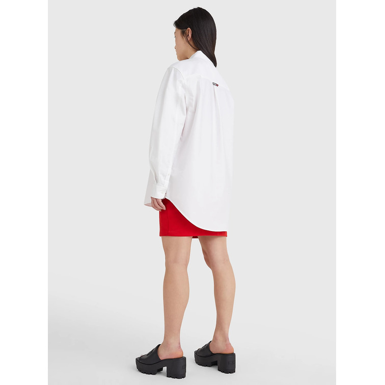 femme tjw badge boyfriend shirt ybr