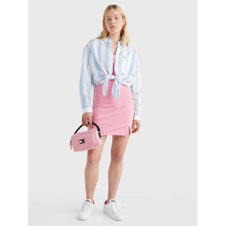 femme tjw front tie stripe shirt cy0