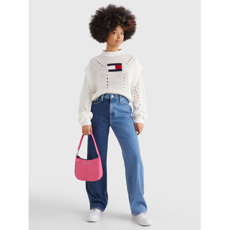 maillot femme  th tjw ovrszd flag stitch sweater