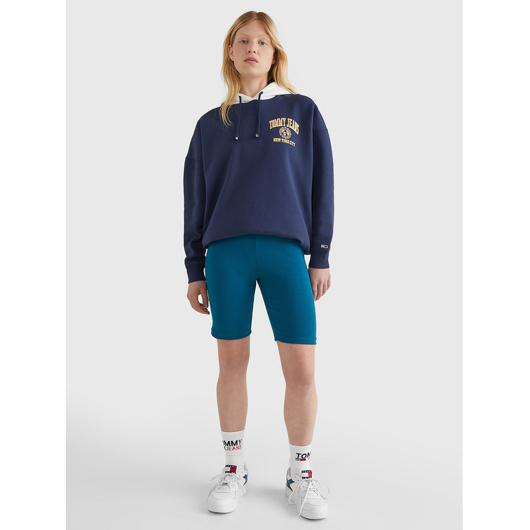 sweat-shirt femme  th tjw ovrszd college logo hoodie