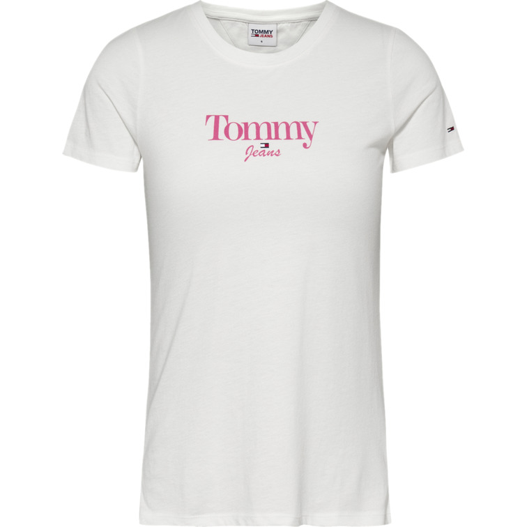 t-shirt femme  th tjw skinny essential logo 1 ss