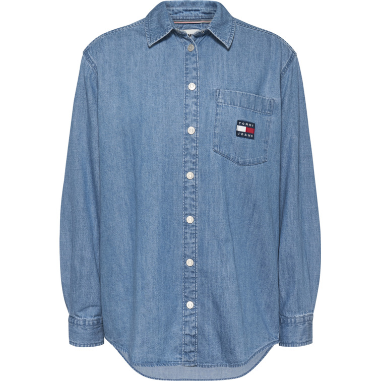 chemise femme  th tjw chambray badge boyf shirt