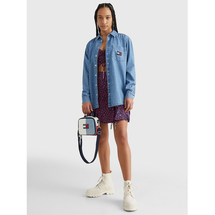 chemise femme  th tjw chambray badge boyf shirt