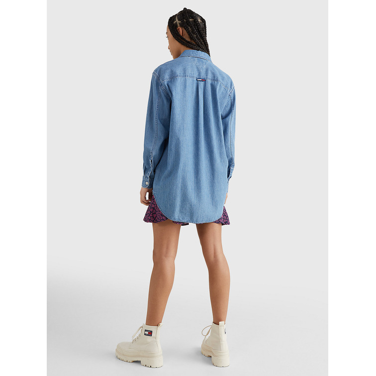 chemise femme  th tjw chambray badge boyf shirt