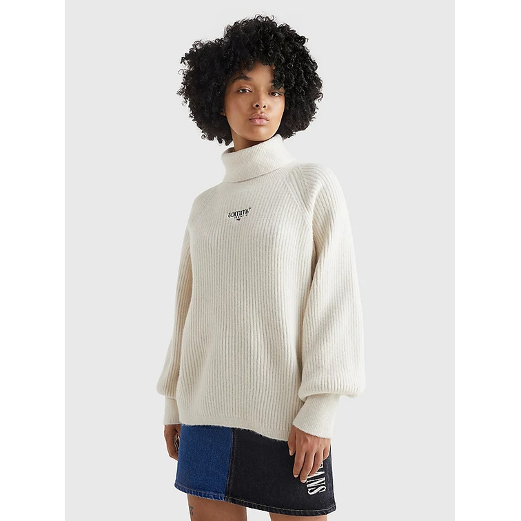 maillot femme  th tjw rlxd lofty turtle sweater