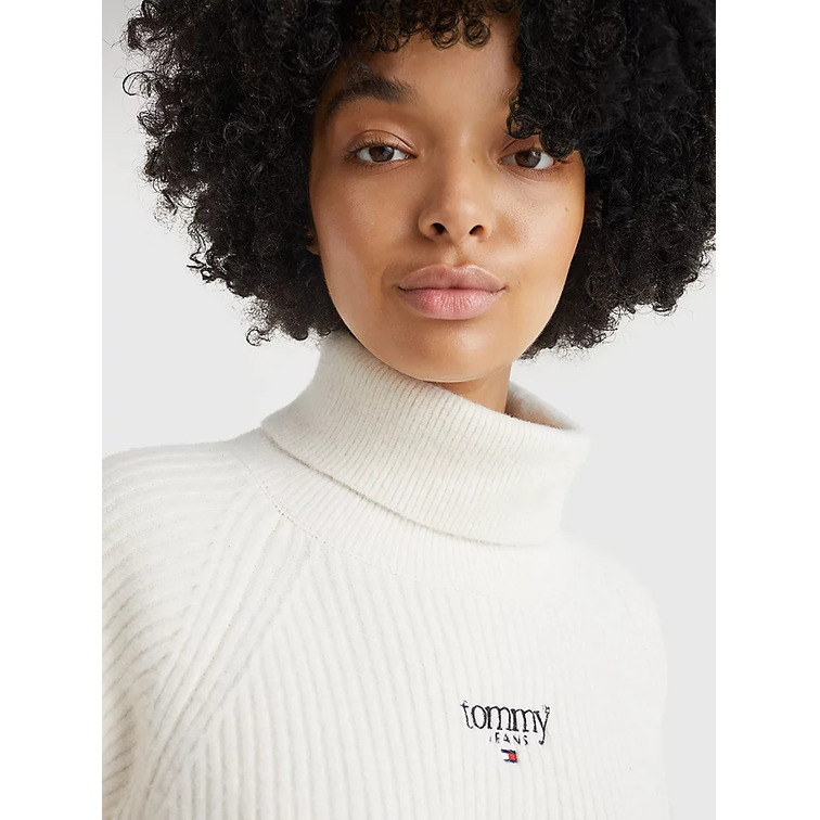 maillot femme  th tjw rlxd lofty turtle sweater
