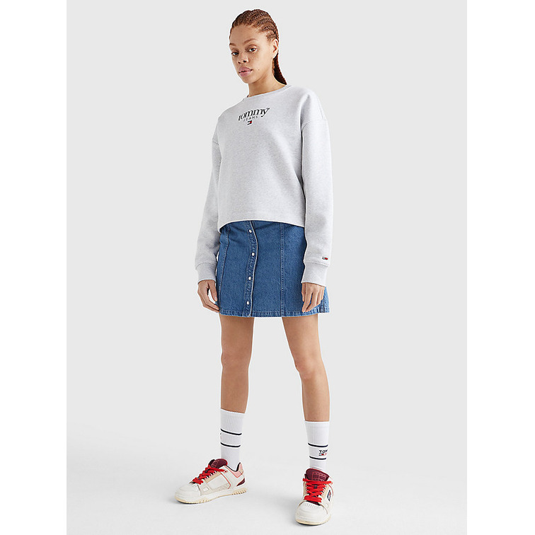 sweat-shirt femme  th tjw rlxd essential logo 1 crew