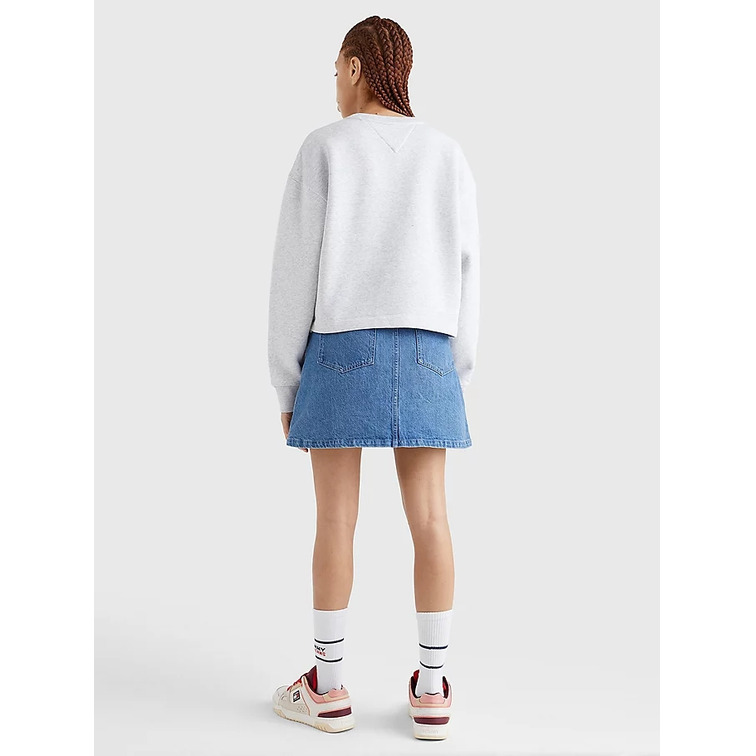 sweat-shirt femme  th tjw rlxd essential logo 1 crew