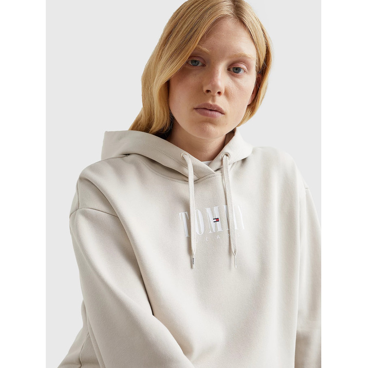 sweat-shirt femme  th tjw rlxd essential logo 2 hood