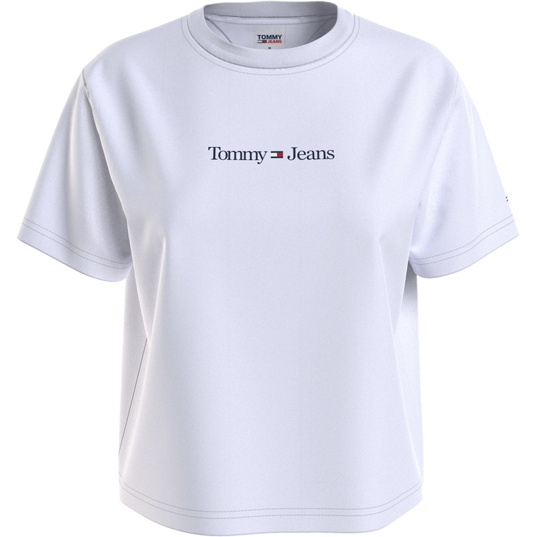 t-shirt femme  th tjw cls serif linear tee