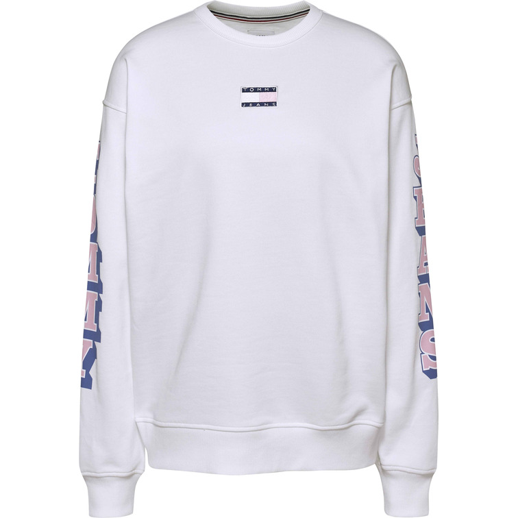 sweat-shirt femme  th tjw rlx pop badge crew